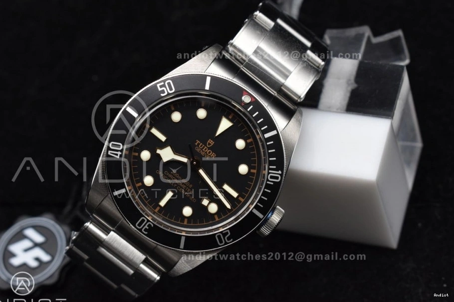 Black V5 A2824 SS Bay Bezel on 1:1 Black ZF Edition Heritage Best Bracelet 0520